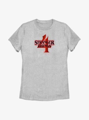 Stranger Things Season 4 Logo Womens T-Shirt