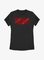 Stranger Things Sparkle Logo Womens T-Shirt