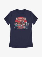 Stranger Things Cartoon Womens T-Shirt