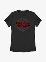 Stranger Things Dice Badge Womens T-Shirt