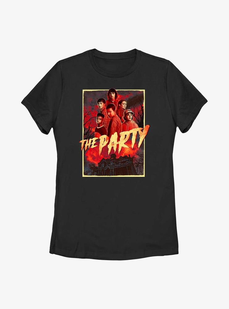 Stranger Things The Party Womens T-Shirt
