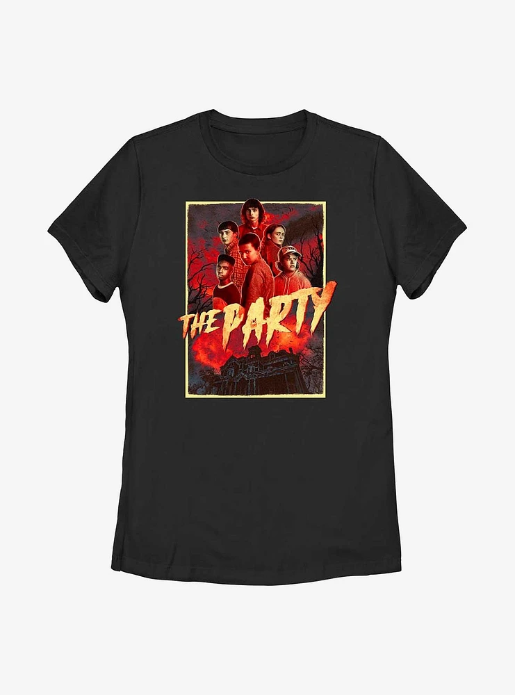 Stranger Things The Party Womens T-Shirt