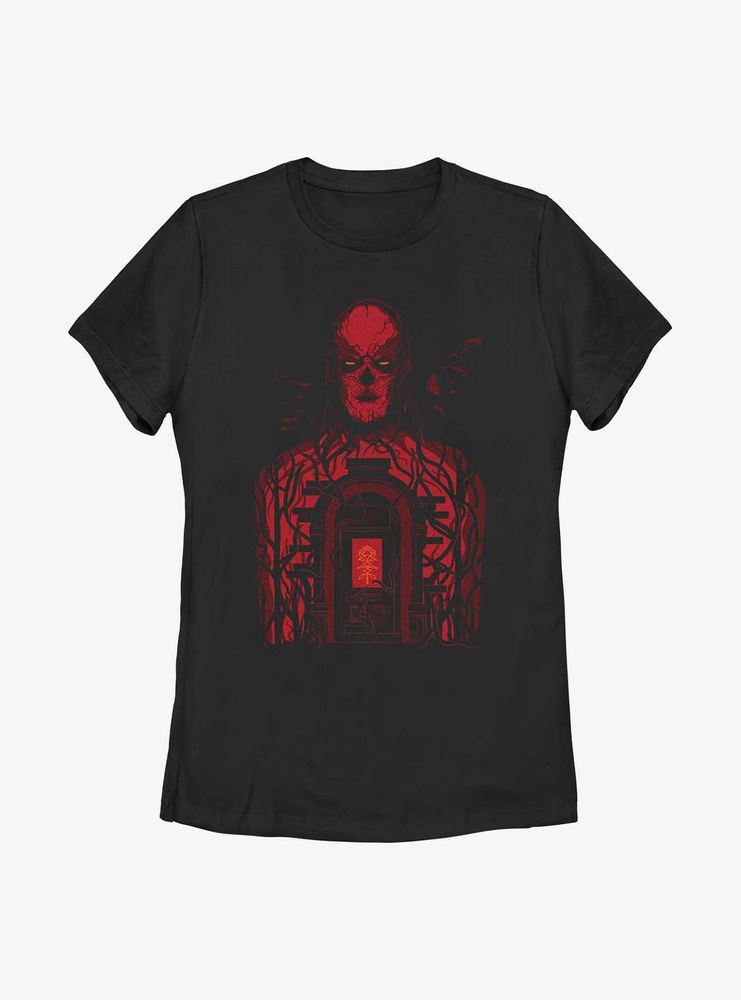 Stranger Things Vecna Door Womens T-Shirt