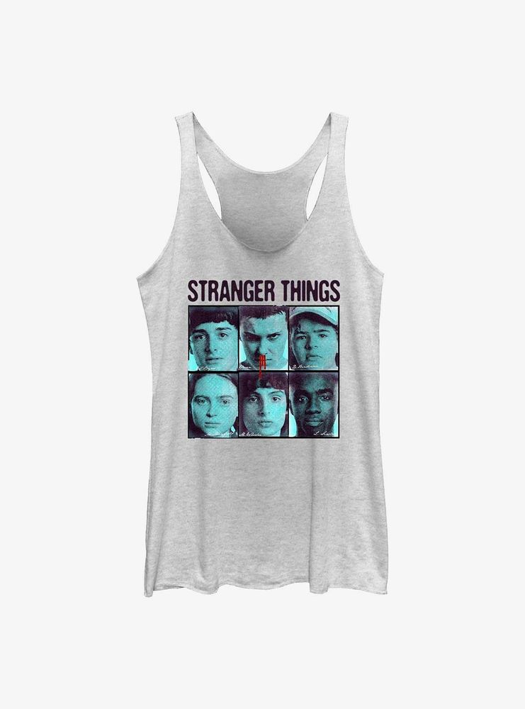 Stranger Things Split Tone Box Gang Womens Tank Top