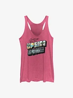 Stranger Things Upside Down Postcard Womens Tank Top