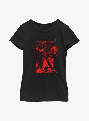 Stranger Things Distort Poster Youth Girls T-Shirt