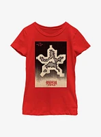 Stranger Things Hellfire Club Grid Youth Girls T-Shirt
