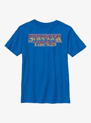 Stranger Things Flames Logo Youth T-Shirt