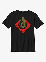 Stranger Things Be Vigilant Demogorgon Badge Youth T-Shirt