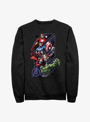 Marvel Avengers Assemble Geometrics Sweatshirt