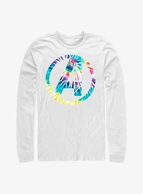 Marvel Avengers Tie-Dye Long Sleeve T-Shirt