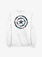 Marvel Captain America Floral Shield Sweatshirt