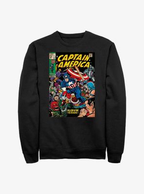 Marvel Captain America Comic Cover Sweatshirt