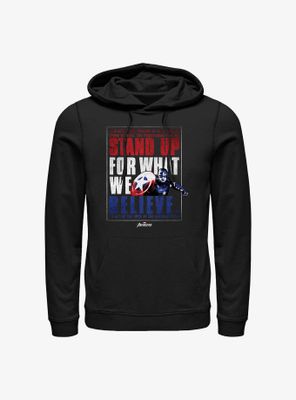 Marvel Captain America Stand Up For What We Believe Hoodie