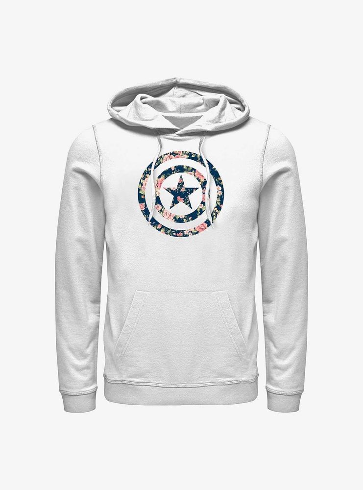 Marvel Captain America Floral Shield Hoodie