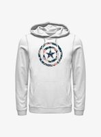 Marvel Captain America Floral Shield Hoodie