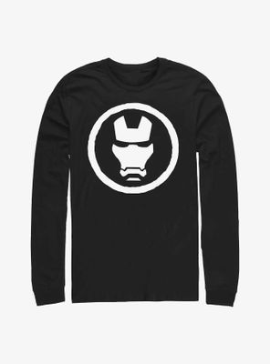 Marvel Iron Man Mask Long Sleeve T-Shirt