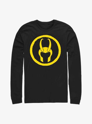 Marvel Loki Helmet Long Sleeve T-Shirt