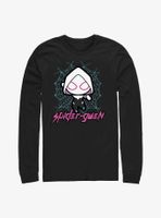 Marvel Spider-Gwen Chibi Web Long Sleeve T-Shirt