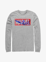 Marvel Spider-Man Fill Logo Long Sleeve T-Shirt