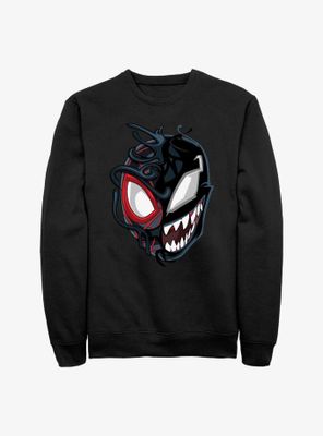 Marvel Venom Split Miles Morales Spider-Man Sweatshirt