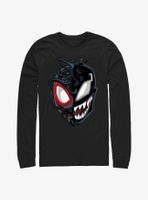 Marvel Venom Split Miles Morales Spider-Man Long Sleeve T-Shirt