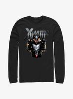 Marvel X-Men Metal Wolverine Long Sleeve T-Shirt