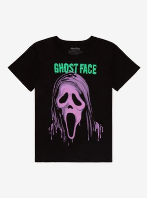 Scream Ghost Face Dripping Girls T-Shirt Plus
