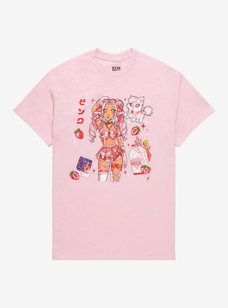 strawberry milk dress hot topic