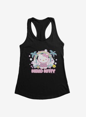 Hello Kitty Kawaii Vacation Bubble Dreams Womens Tank Top