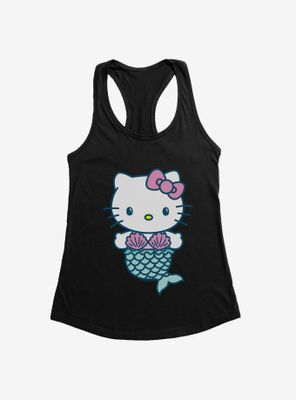 Hello Kitty Kawaii Vacation Mermaid Outfit Womens Tank Top