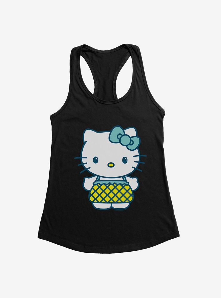 Hello Kitty Kawaii Vacation Pineapple Outfit Womens Tank Top