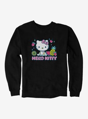 Hello Kitty Kawaii Vacation Fruity Icon Sweatshirt