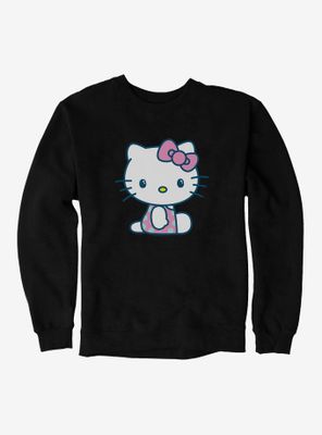 Hello Kitty Kawaii Vacation Polka Dot Swim Outfit Sweatshirt