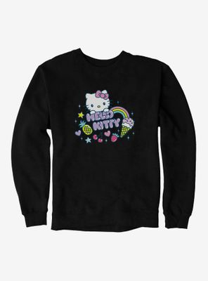 Hello Kitty Kawaii Vacation Sparkle Icon Sweatshirt