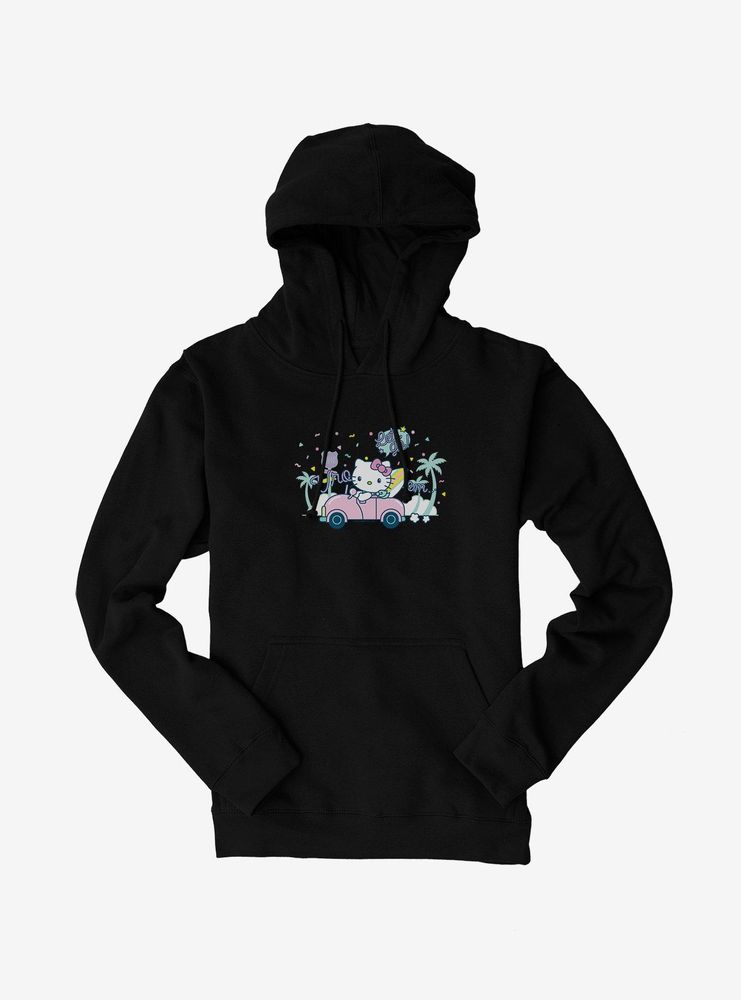 Hello Kitty Kawaii Vacation Retro Let's Go Hoodie