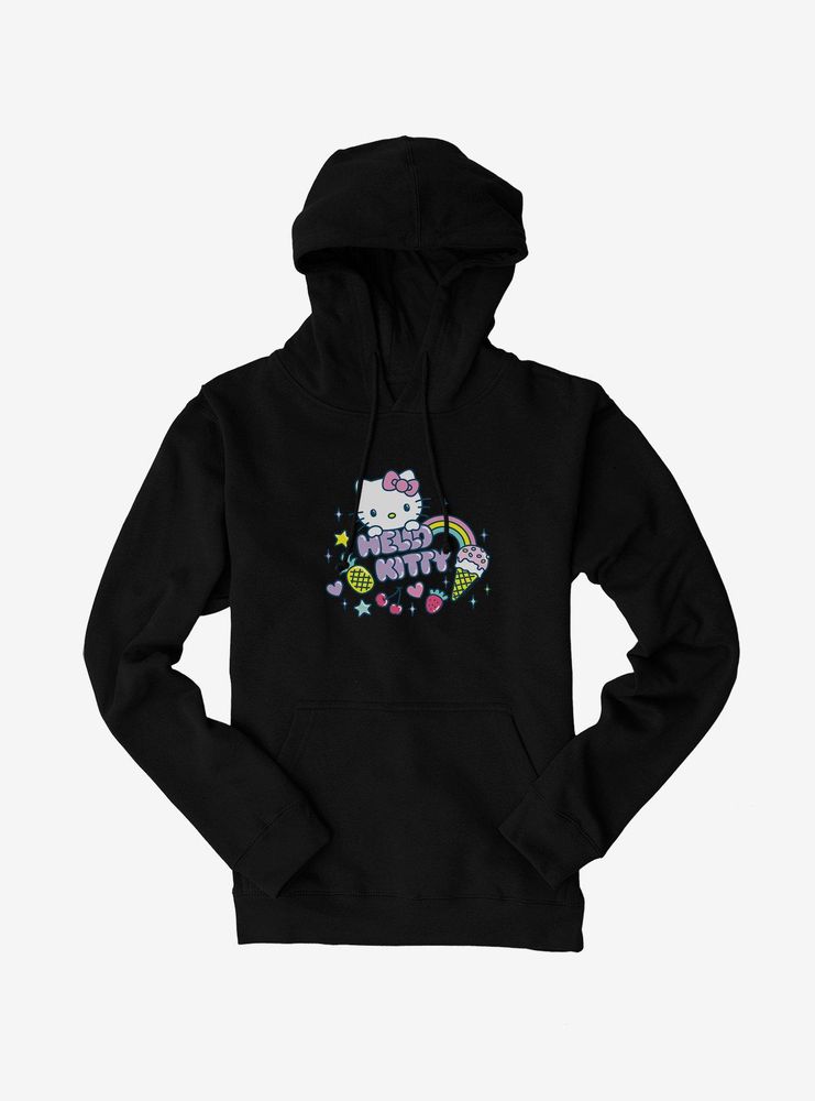 Hello Kitty Kawaii Vacation Sparkle Icon Hoodie