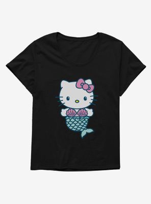 Hello Kitty Kawaii Vacation Mermaid Outfit Womens T-Shirt Plus