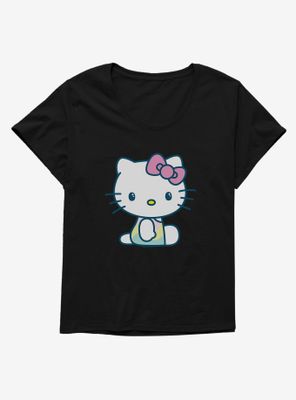 Hello Kitty Kawaii Vacation Waves Swim Outfit Womens T-Shirt Plus