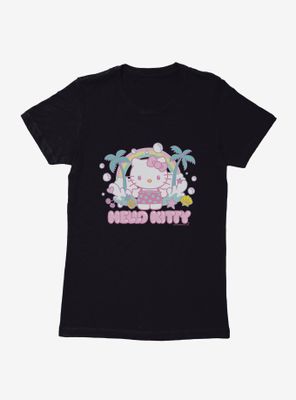 Hello Kitty Kawaii Vacation Bubble Dreams Womens T-Shirt