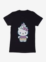 Hello Kitty Kawaii Vacation Ice Cream Outfit Womens T-Shirt