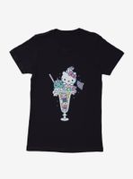 Hello Kitty Kawaii Vacation Milkshake Dreams Womens T-Shirt
