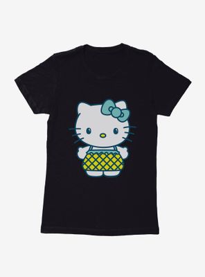 Hello Kitty Kawaii Vacation Pineapple Outfit Womens T-Shirt