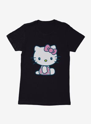 Hello Kitty Kawaii Vacation Polka Dot Swim Outfit Womens T-Shirt