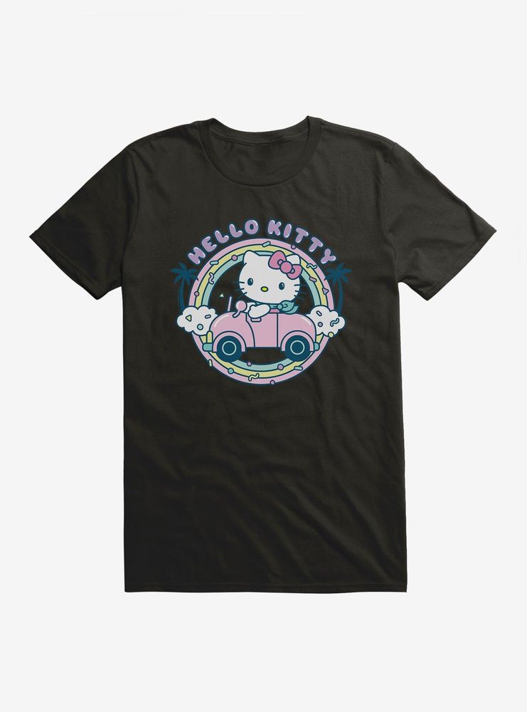 Hello Kitty Kawaii Vacation Retro Getaway Icon T-Shirt