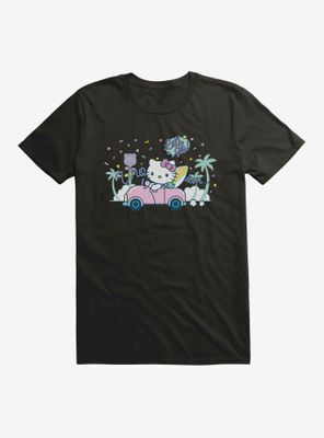 Hello Kitty Kawaii Vacation Retro Let's Go T-Shirt