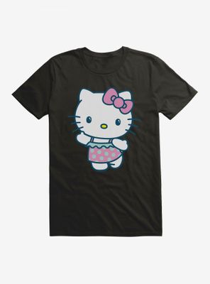 Hello Kitty Kawaii Vacation Ruffles Swim Outfit T-Shirt