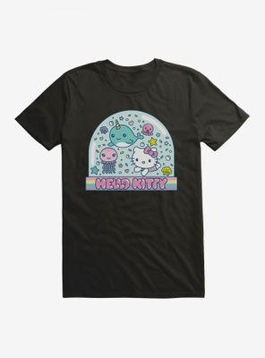 Hello Kitty Kawaii Vacation Snow Globe T-Shirt