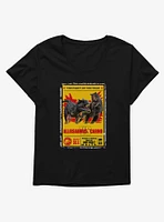 Jurassic World Dominion Allosaurus vs Carno Girls T-Shirt Plus