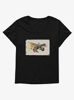 Jurassic World Dominion Raptor Run Girls T-Shirt Plus